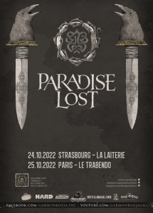 Paradise Lost @ Le Trabendo - Paris, France [25/10/2022]