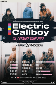 Electric Callboy [COMPLET] @ La Laiterie - Strasbourg, France [30/09/2022]