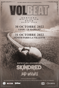 Volbeat @ Le Zénith - Paris, France [31/10/2022]
