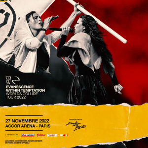 Evanescence & Within Temptation @ Accor Arena (ex-AccorHotels Arena, ex-Palais Omnisports Paris Bercy) - Paris, France [27/11/2022]