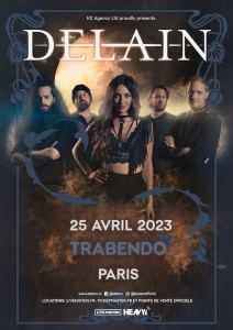 Delain @ Le Trabendo - Paris, France [25/04/2023]