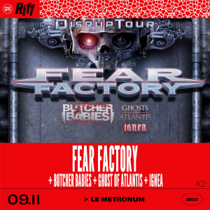 Fear Factory @ Le Metronum - Toulouse, France [09/11/2023]