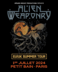 Alien Weaponry @ Petit Bain - Paris, France [01/07/2024]