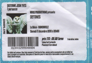 Deftones @ Le Bikini - Toulouse, France [11/12/2010]