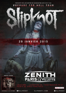 Slipknot @ Le Zénith - Paris, France [29/01/2015]